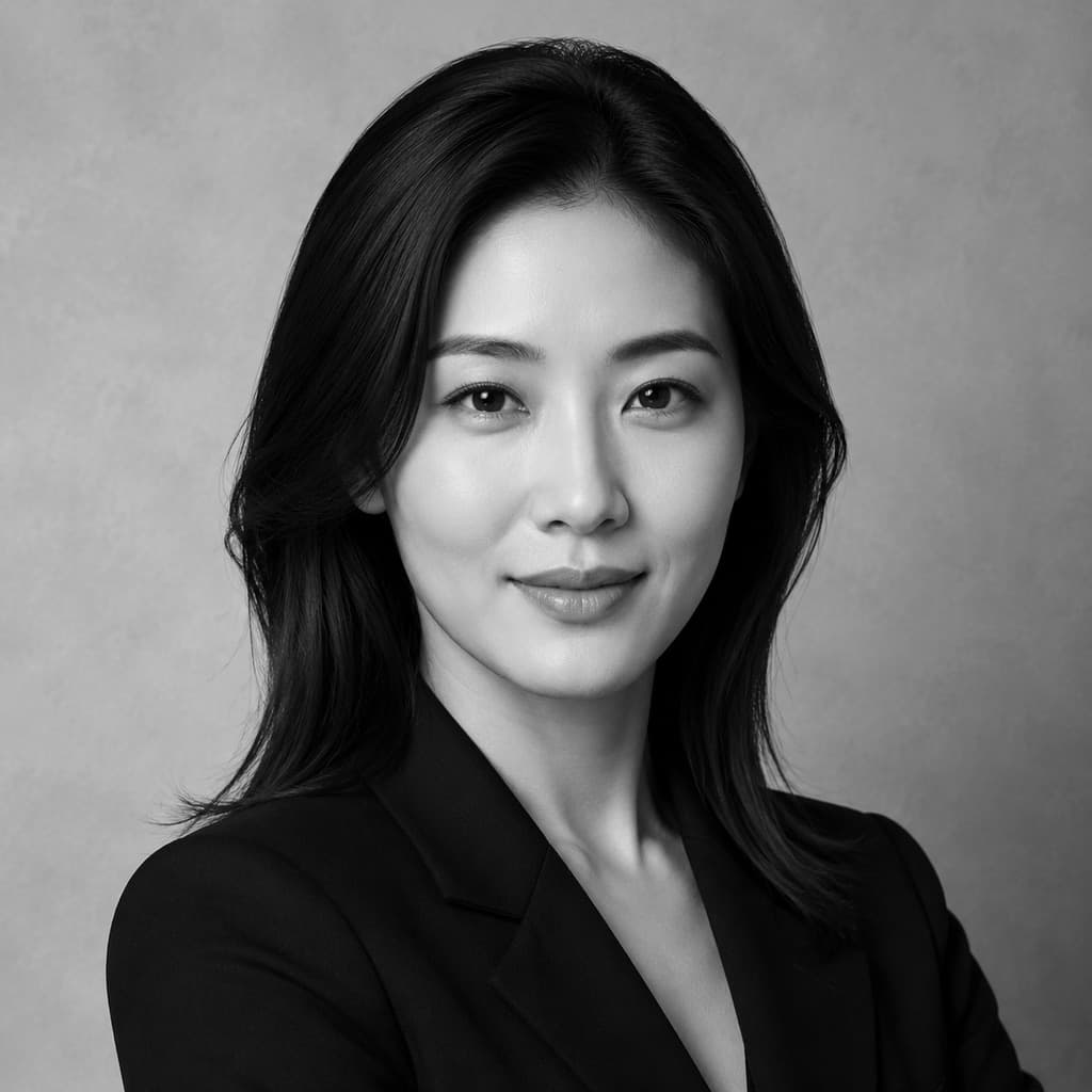 黑白气场头像 模板