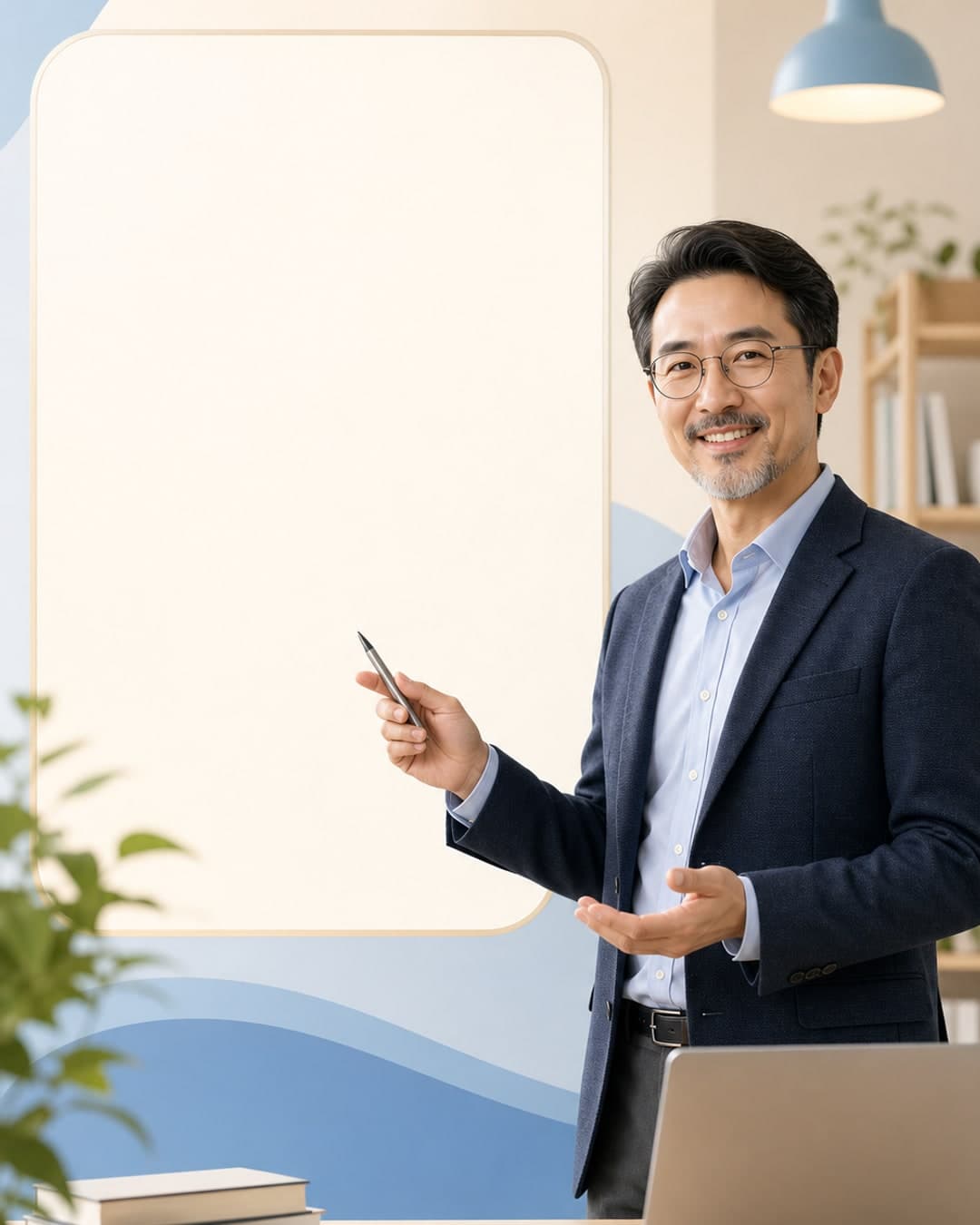 讲师咨询师形象海报 模板示例图