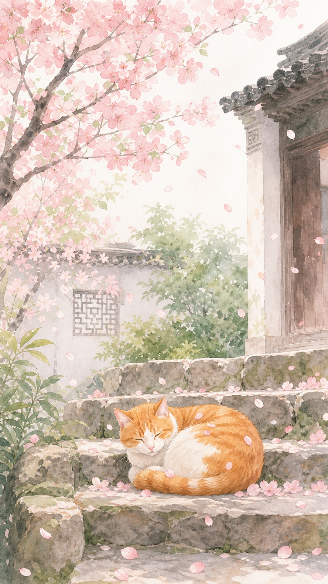 水彩猫咪头像