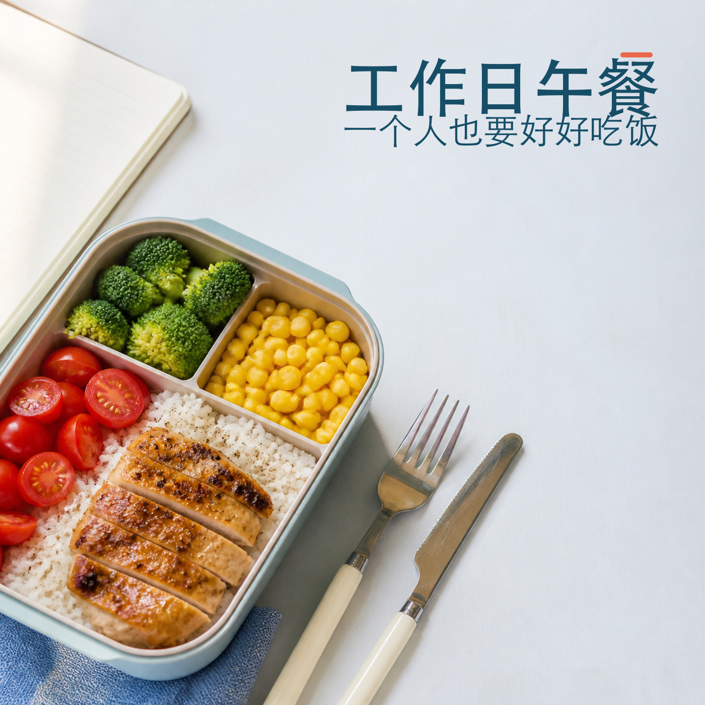 上班族单人午餐 模板